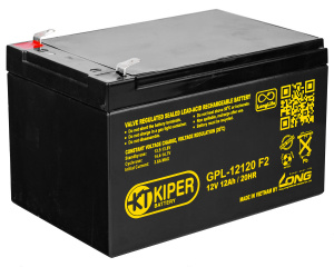 Аккумуляторная батарея Kiper GPL-12120 F2 12V/12Ah