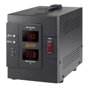Стабилизатор напряжения Kiper Power Expert 1500 LCD (1500VA/1200W)