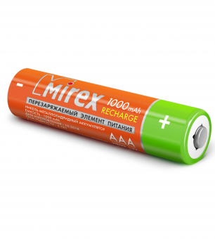 картинка Аккумуляторная батарея AAA/HR03 1,2V/1000mAh Mirex 4BP от Кипер Трэйд