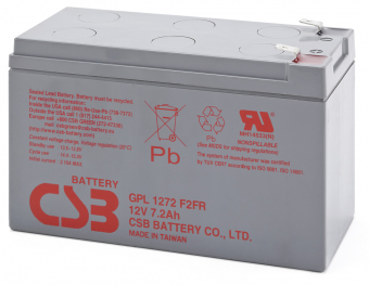 картинка Аккумуляторная батарея CSB GPL 1272 F2 FR 12V/7.2Ah от Кипер Трэйд