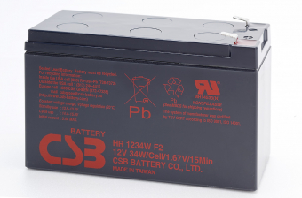 картинка Аккумуляторная батарея CSB HR 1234W F2 12V/9Ah от Кипер Трэйд