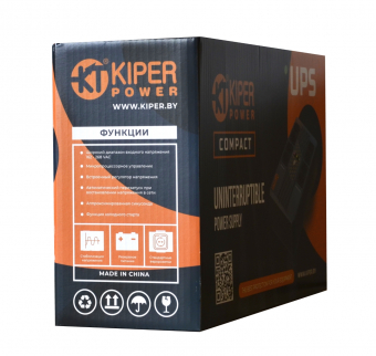 картинка ИБП Kiper Power Compact 600 (600VA/360W) от Кипер Трэйд
