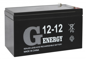 картинка Аккумуляторная батарея G-energy 12-12 F1 от Кипер Трэйд