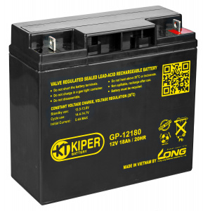 картинка Аккумуляторная батарея Kiper GP-12180 12V/18Ah от Кипер Трэйд
