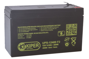 картинка Аккумуляторная батарея Kiper UPS-12400 F2 12V/9Ah от Кипер Трэйд