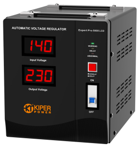 картинка Стабилизатор напряжения Kiper Power Expert Pro 5000 LCD (5000VA/3000W) от Кипер Трэйд