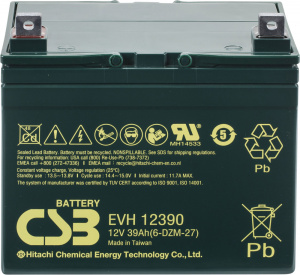 Аккумуляторная батарея CSB EVH 12390 12V/39Ah