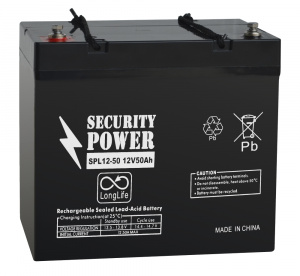 Аккумуляторная батарея Security Power SPL 12-50 12V/50Ah