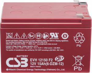 картинка Аккумуляторная батарея CSB EVH 12150 12V/15Ah от Кипер Трэйд