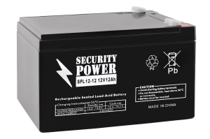 картинка Аккумуляторная батарея Security Power SPL 12-12 F2 12V/12Ah от Кипер Трэйд