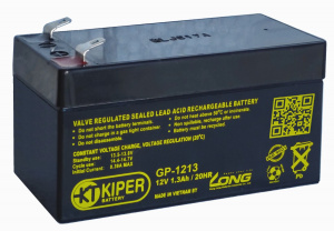 картинка Аккумуляторная батарея Kiper GP-1213 F1 12V/1.3Ah от Кипер Трэйд