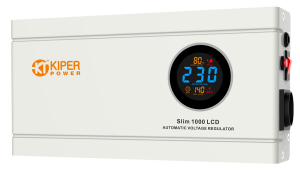 картинка Стабилизатор напряжения Kiper Power Slim 1000 LCD (1000VA/600W) от Кипер Трэйд