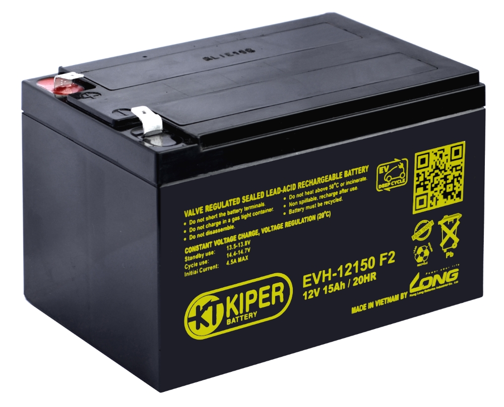  батарея Kiper EVH-12150 F2 12V/15Ah, EVH серия  в .