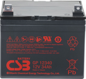 Аккумуляторная батарея CSB GP 12340 12V/34Ah