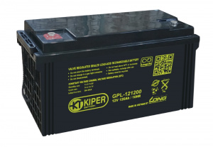 картинка Аккумуляторная батарея Kiper GPL-121200 12V/120Ah от Кипер Трэйд