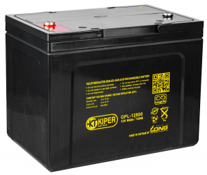 картинка Аккумуляторная батарея Kiper GPL-12800 12V/80Ah от Кипер Трэйд