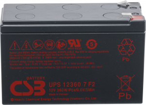 Аккумуляторная батарея CSB UPS 12360 7 F2 12V/7.5Ah
