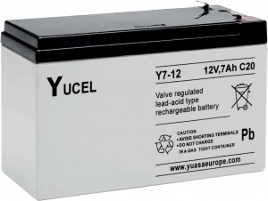 Аккумуляторная батарея YUASA YUCEL 7-12 12V 7Ah