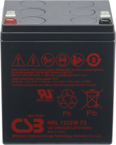 картинка Аккумуляторная батарея CSB HRL 1225W F2 12V/5Ah от Кипер Трэйд