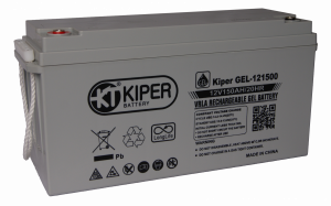 картинка Аккумуляторная батарея гелевая Kiper GEL-121500 12V/150Ah от Кипер Трэйд