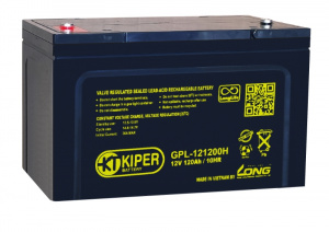 картинка Аккумуляторная батарея Kiper GPL-121200H 12V/120Ah от Кипер Трэйд