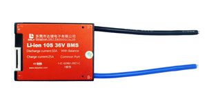 Плата BMS Daly Li-lon 10S50A 36V 50A