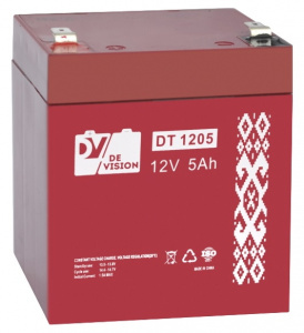 картинка Аккумуляторная батарея DE.Vision DT 1205 F2 12V/5Ah от Кипер Трэйд