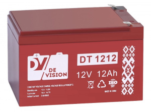 картинка Аккумуляторная батарея DE.Vision DT 1212 F2 12V/12Ah от Кипер Трэйд