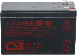 картинка Аккумуляторная батарея CSB XTV 1272 12V/7,2Ah от Кипер Трэйд