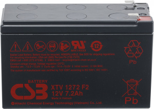 картинка Аккумуляторная батарея CSB XTV 1272 12V/7,2Ah от Кипер Трэйд