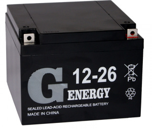 картинка Аккумуляторная батарея G-energy 12-26 от Кипер Трэйд