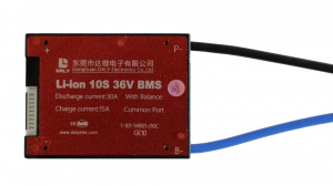 Плата BMS Li-Ion 10S30A 36V 30A