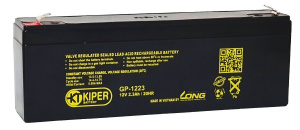 картинка Аккумуляторная батарея Kiper GP-1223 F1 12V/2.3Ah от Кипер Трэйд