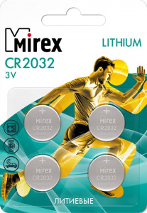 картинка Элемент питания Mirex CR2032 3V от Кипер Трэйд