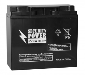 картинка Аккумуляторная батарея Security Power SPL 12-22 12V/22Ah от Кипер Трэйд