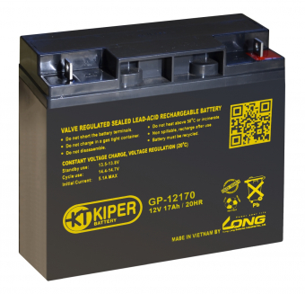картинка Аккумуляторная батарея Kiper GP-12170 12V/17Ah от Кипер Трэйд