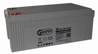 картинка Аккумуляторная батарея гелевая Kiper GEL-122600 12V/260Ah от Кипер Трэйд