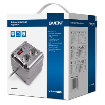 Стабилизатор напряжения SVEN AVR VR-V600 (200W)