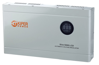 картинка Стабилизатор напряжения Kiper Power Slim 5000 LCD (5000VA/3000W) от Кипер Трэйд