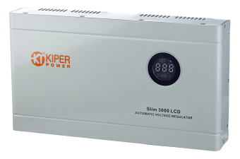 картинка Стабилизатор напряжения Kiper Power Slim 3000 LCD (3000VA/1800W) от Кипер Трэйд