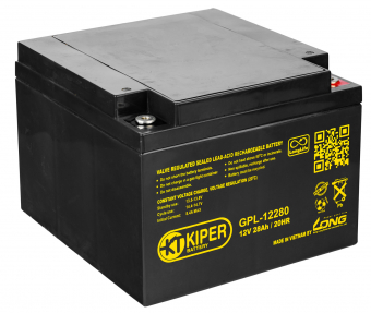 картинка Аккумуляторная батарея Kiper GPL-12280 12V/28Ah от Кипер Трэйд