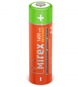 картинка Аккумуляторная батарея AA/HR6 1,2V/1400mAh Mirex 4BP от Кипер Трэйд