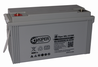 картинка Аккумуляторная батарея гелевая Kiper GEL-121200 12V/120Ah от Кипер Трэйд