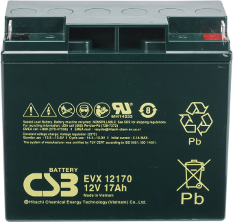 Аккумуляторная батарея CSB EVX 12170 12V/17Ah