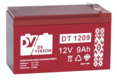 картинка Аккумуляторная батарея DE.Vision DT 1209 F2 12V/9Ah от Кипер Трэйд