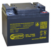 картинка Аккумуляторная батарея гелевая Kiper GEL-12400 12V/40Ah от Кипер Трэйд