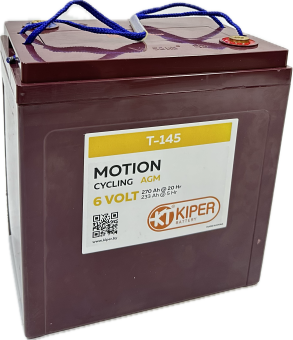 картинка Аккумуляторная батарея Kiper Motion T-145 6V/270Ah от Кипер Трэйд