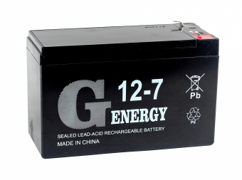 картинка Аккумуляторная батарея G-energy 12-7 F1 от Кипер Трэйд