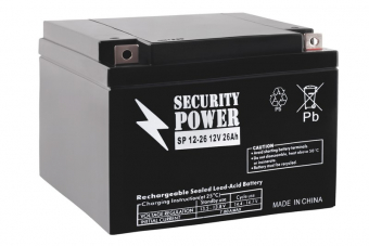 Аккумуляторная батарея Security Power SP 12-26 12V/26Ah