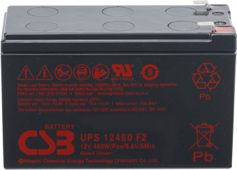картинка Аккумуляторная батарея CSB UPS 12460 F2 12V/9Ah от Кипер Трэйд